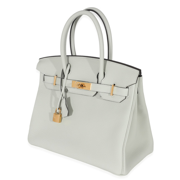 HERMES Gris Neve Togo Birkin 30 GHW - Picture 3 of 7